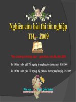 Nghiên cứu đề thi TNTH theo chương trình CCSGK Toán mới