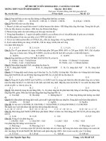 đề thi thử cuối cùng môn hóa