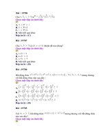 Bộ đề trắc nghiệm số 23 (có đáp án)