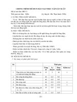 De cuong chi tiet modun THUC TAP SX