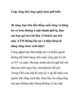 Cuộc sống khi công nghệ chưa phổ biến 