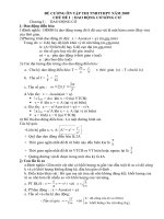 ĐỀ CƯƠNG ÔN TẬP THI TNBTTHPT 2009