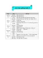 giao an lop 1 - tuan 11 (tham khao)