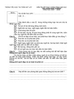 Đề thi ATGT lớp 2