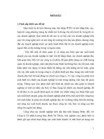 Phân tích tài chính tại công ty cổ phần lương thực bình trị thiên 