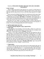 Công đoàn trường TH với cuộc vận động 