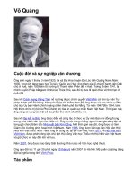 NHÀ VĂN VÕ QUẢNG