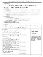 Giáo án Tin học 6