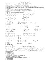 Ôn tập Toán 7 ( HKI)