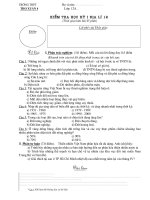 De kiem tra hoc ky I