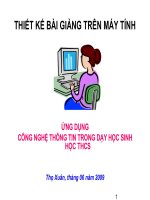 Bài giảng GADT (PGD)