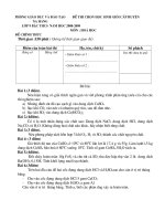 Đề thi HSG môn hóa 9 NH 08-09