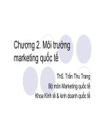 Môi trường marketing quốc tế 