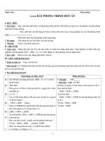 Giao an Dai so lop 8 Cuc Chuan tu tiet 60 den het nam hoc theo mau moi nhat cua Bo GD & DT