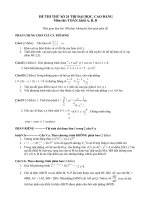 Đề và ĐA thi thử ĐH số 24