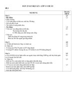 KTHK 1- Đáp án CB