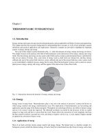 Chapter 1THERMODYNAMIC FUNDAMENTALS
