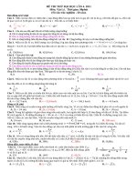 ĐỀ THI THỬ ĐẠI HỌC CAO ĐẲNG MÔN VẬT LÝ ĐỀ 4