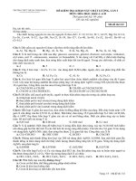 Hoantt1 - Đề thi đại học lần 3 -