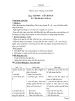 Giáo án lớp 3, tuần 22