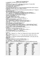 Cách phát âm cơ bản