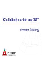 Khái niệm tổng quan về CNTT