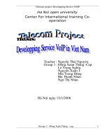 Developing service VOIP in Viet Nam