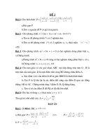 Đề đáp án ôn tập vào THPT 2009-2010