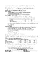 ĐỀ THI K2 (ĐỊA LÍ 12)