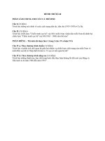 ĐỀ THI THỬ ĐẠI HỌC MÔN LỊCH SỬ NĂM 2012  ĐỀ SỐ 40