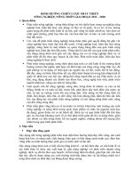 ĐỊNH HƯỚNG CHIẾN lược PHÁT TRIỂN NÔNG NGHIỆP, NÔNG THÔN GIAI đoạn 2011   2020 