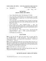 Quyet dinh Bo Buu chinh vien thong