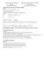 De thi thu dai hoc 2009 de 2