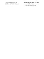 Đế thi TN THPT môn Địa-8