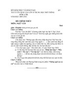 Đề thi vào lớp 10 huyện Krông Năng ĐL năm 2009