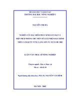  nghiên cứu đặc điểm phát sinh gây hại biện pháp phòng trừ một số loài nhện hại chính trên cam quýt vùng lạng sơn vụ xuân hè 2005
