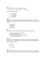 Đề thi học kì 2 _Năm học 2009_ Lớp 12