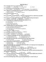 Đề ôn thi thử Hóa – Đại học 13