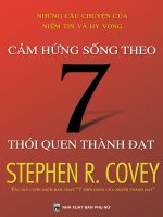 Cảm hứng sống theo 7 thói quen thành đạt 