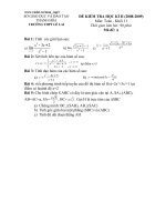 Đề thi HKII lớp 11 - mới nhất !