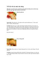 món ngon nhớ lâu