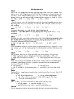 ĐỀ THI THỬ LÝ 12 CƠ BẢN