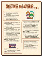 adjectives or adverbs