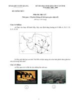 Đề thi HSG môn Địa 9