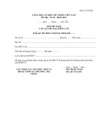 ĐƠN ĐỀ NGHỊ  CẤP LẠI THẺ BẢO HIỂM Y TẾ 