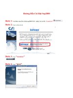 Hướng dẫn cài đặt sap2000 