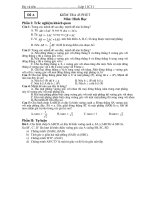 Đề KT Hình học - chương 3