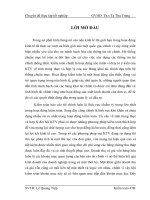 “ Hoàn thiện vận dụng thủ tục phân tích kiểm toán các khoản mục doanh thu và giá vốn hàng bán trong kiểm toán báo cáo tài chính do công ty TNHH Dịch vụ Tư vấn Tài chính Kế toán và Kiểm toán AASC thực hiện