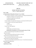 Đáp án HSG cấp trường Lớp 12