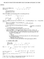 ĐỀ TUYỂN SINH L10 NĂM 2009